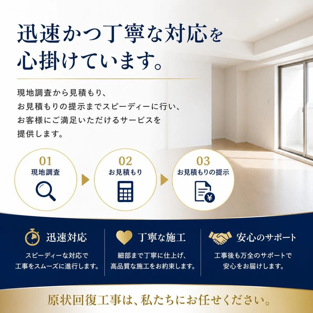 スムーズな施工プロセス