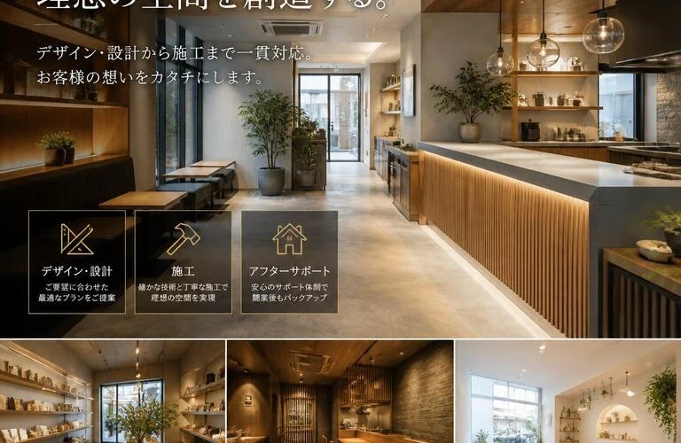 練馬区の店舗工事で理想の空間を創造する。