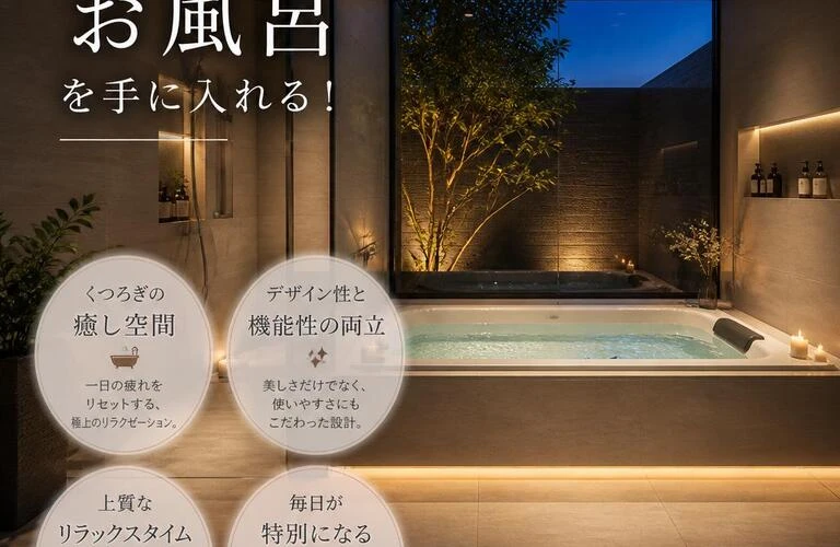 理想のお風呂を手に入れる！