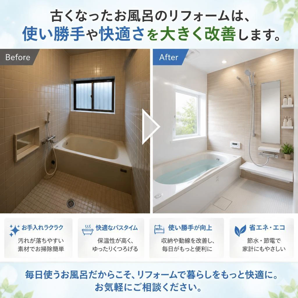 お風呂交換の必要性