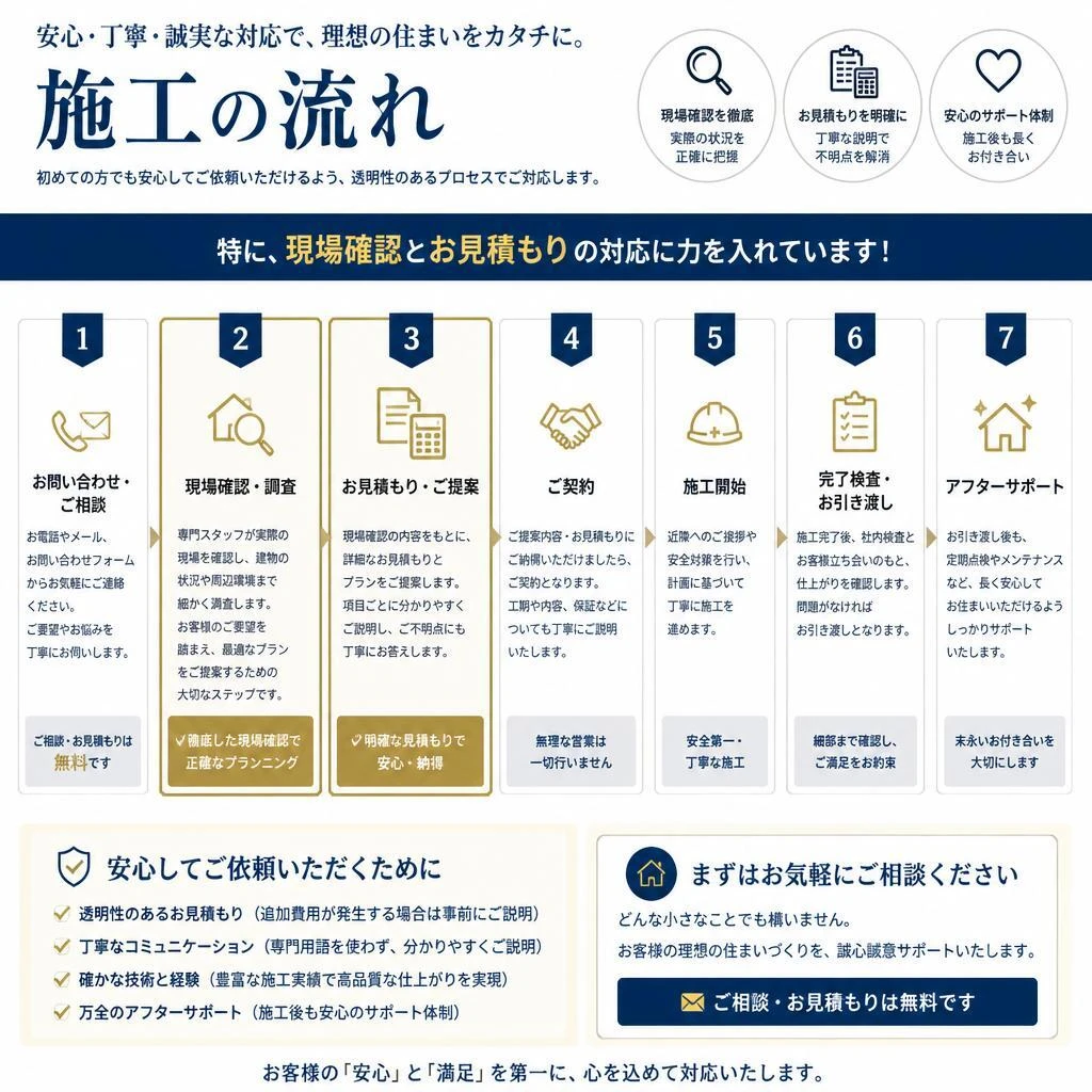 施工のプロセス