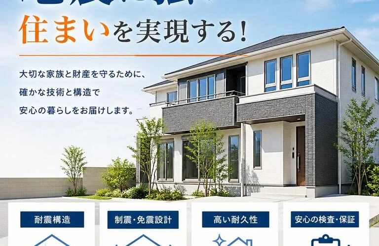 地震に強い住まいを実現する！