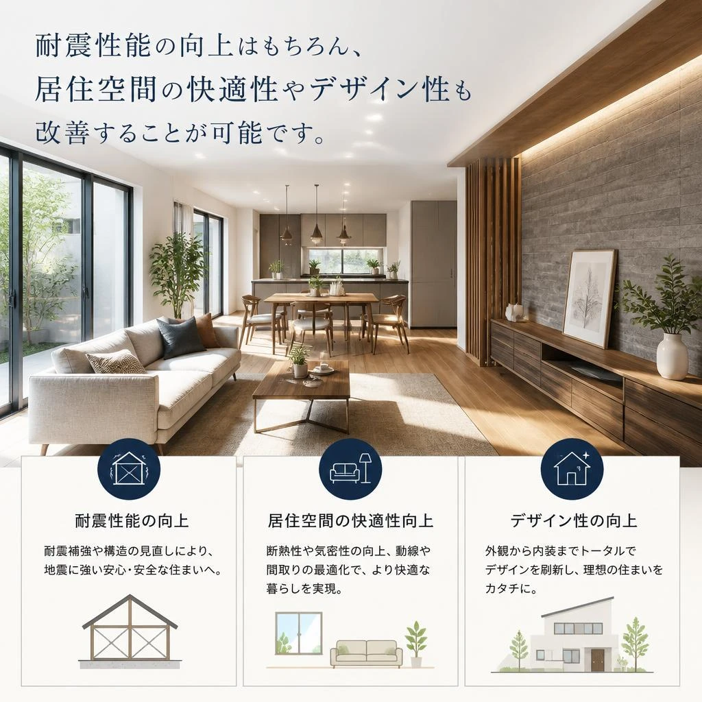 住宅改善によるリフォーム効果