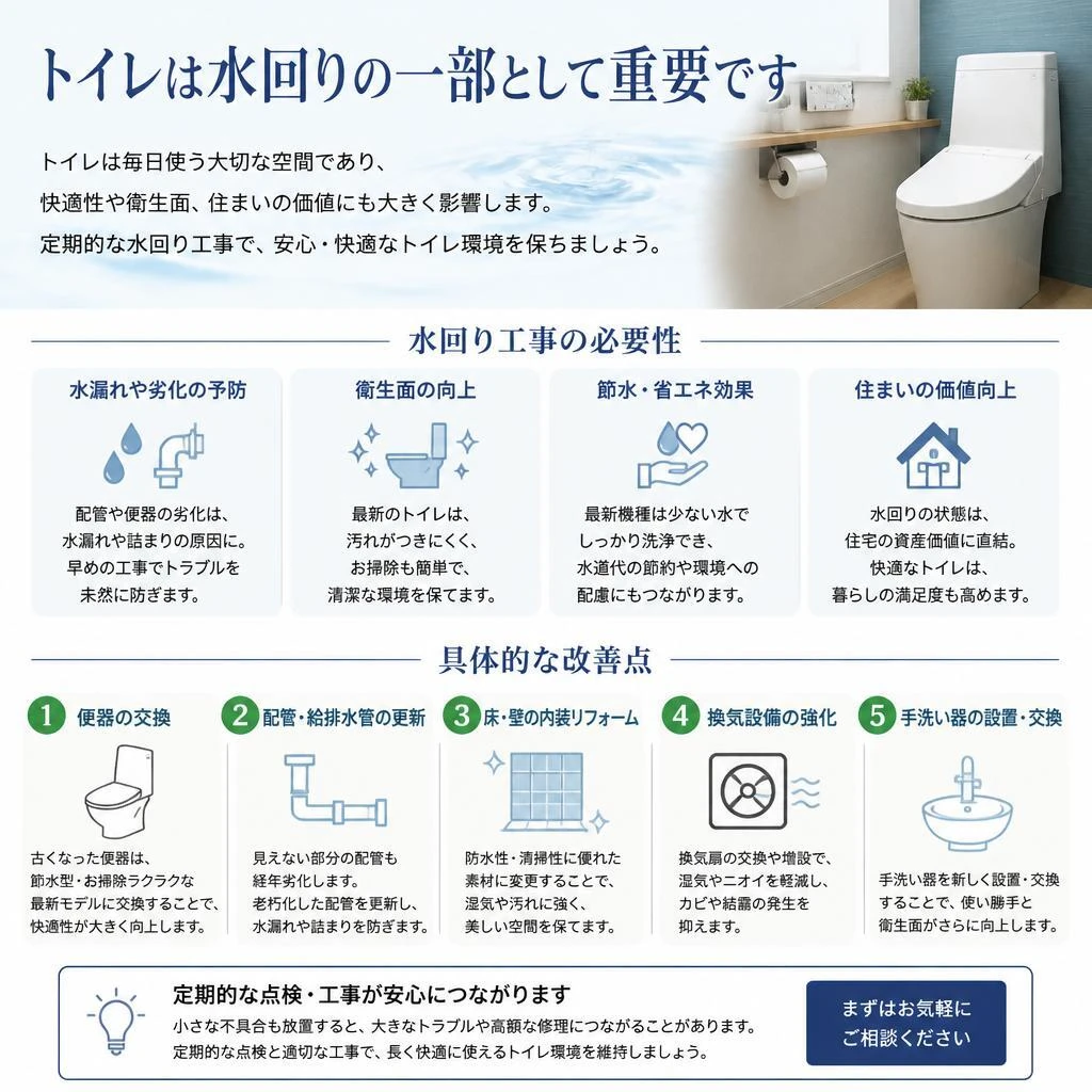 水回り工事の重要性