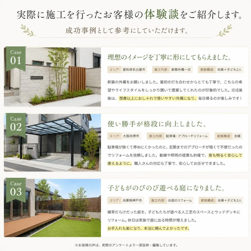 お客様の声