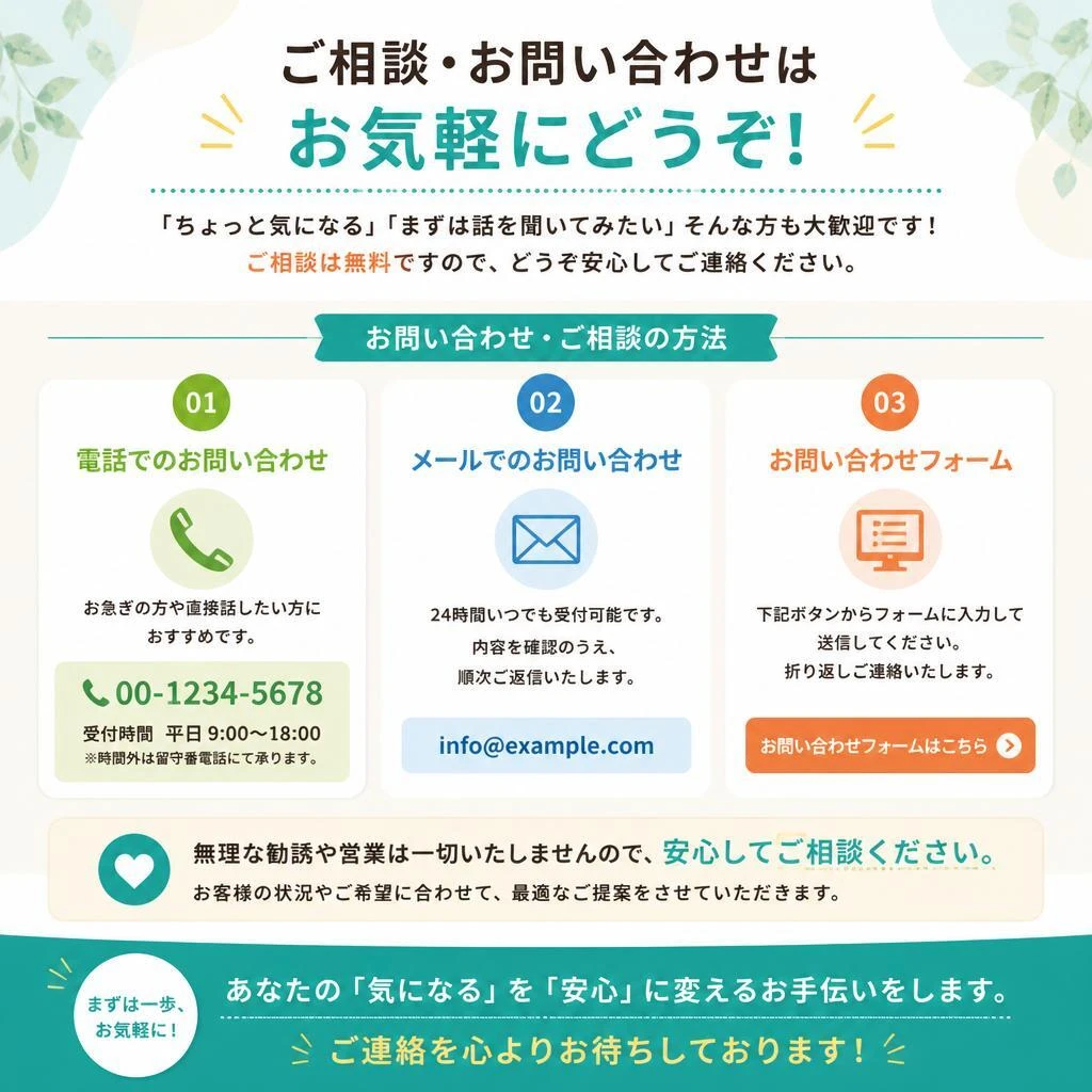 7. お問い合わせ・相談のご案内