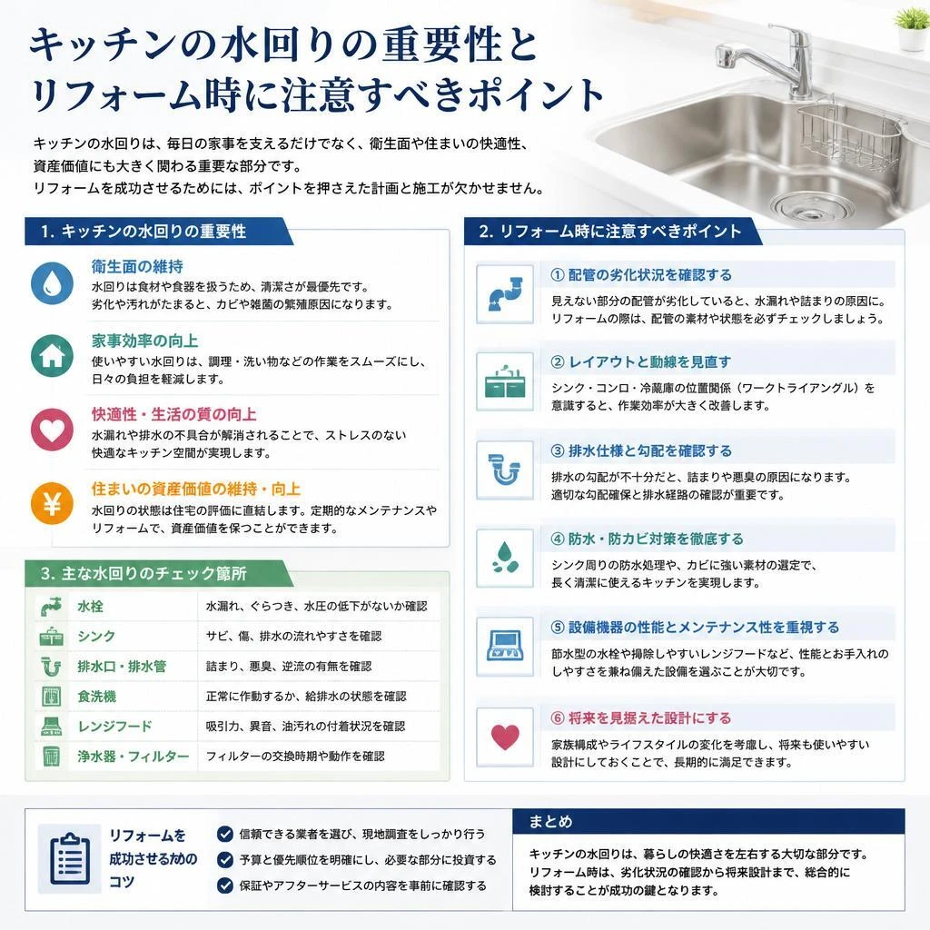 4. 水回りリフォームのポイント