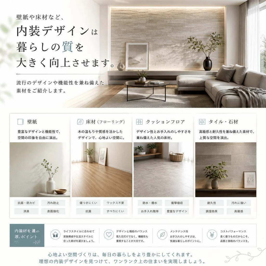 内装デザインのポイント