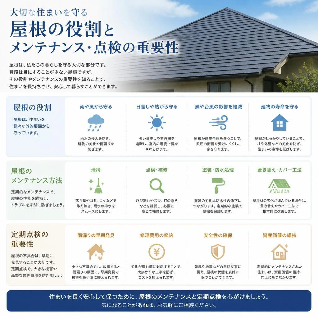 2. 屋根のメンテナンスについて
