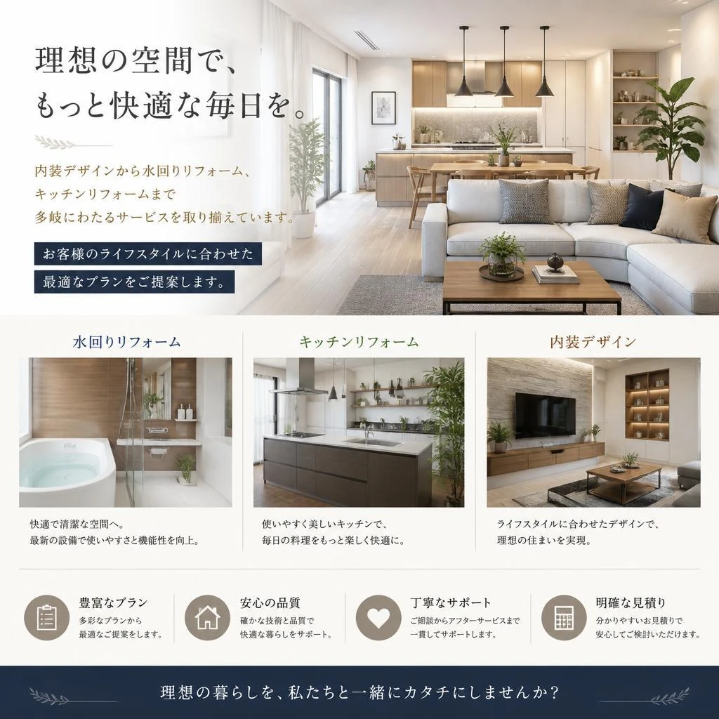 リフォームの種類