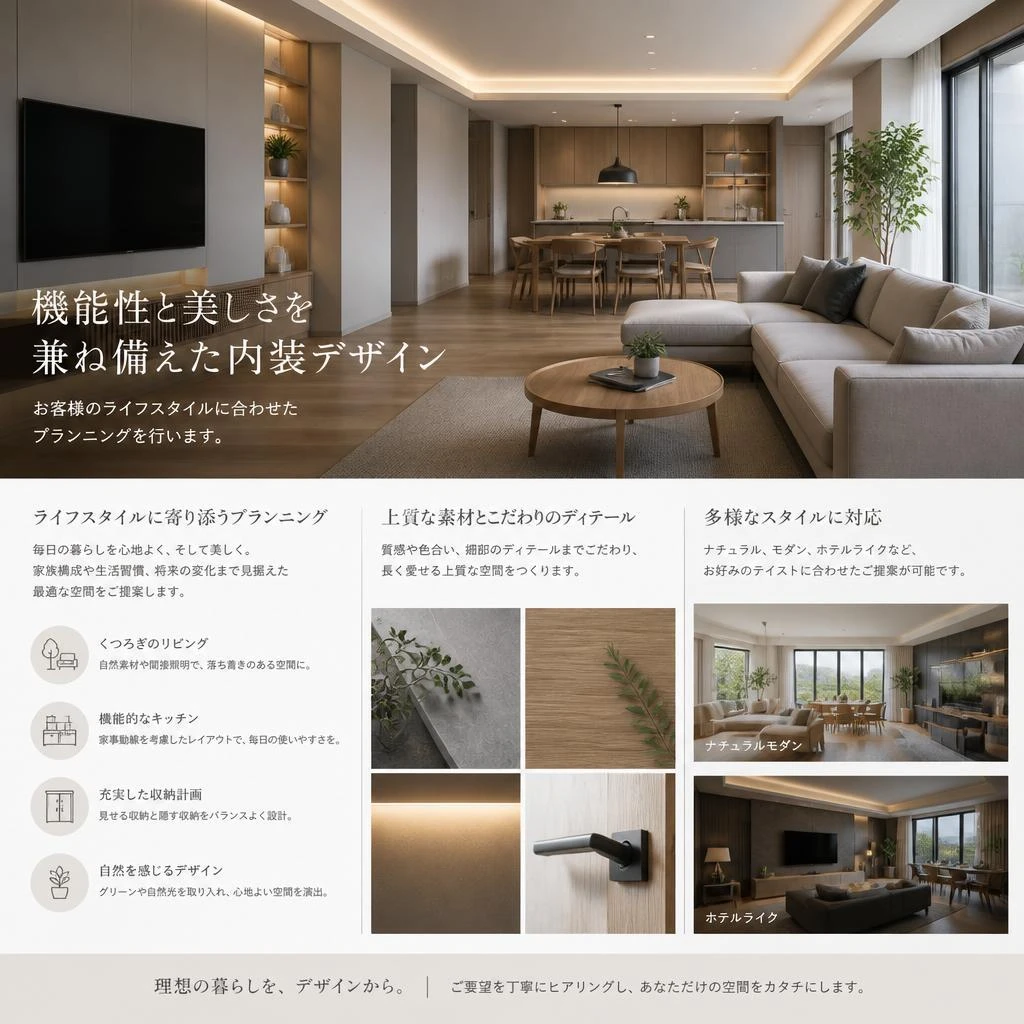 キッチンの内装デザイン