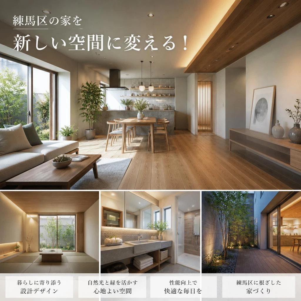 練馬区の家を新しい空間に変える！