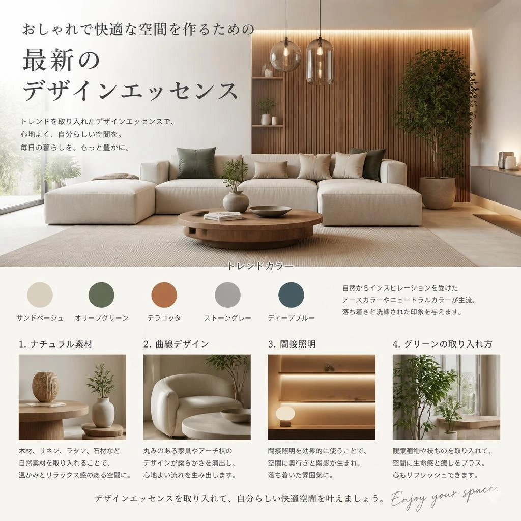 4. 最新トレンドの内装デザイン