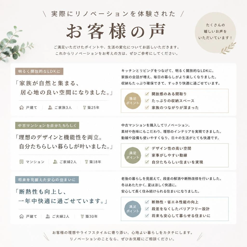 お客様の声