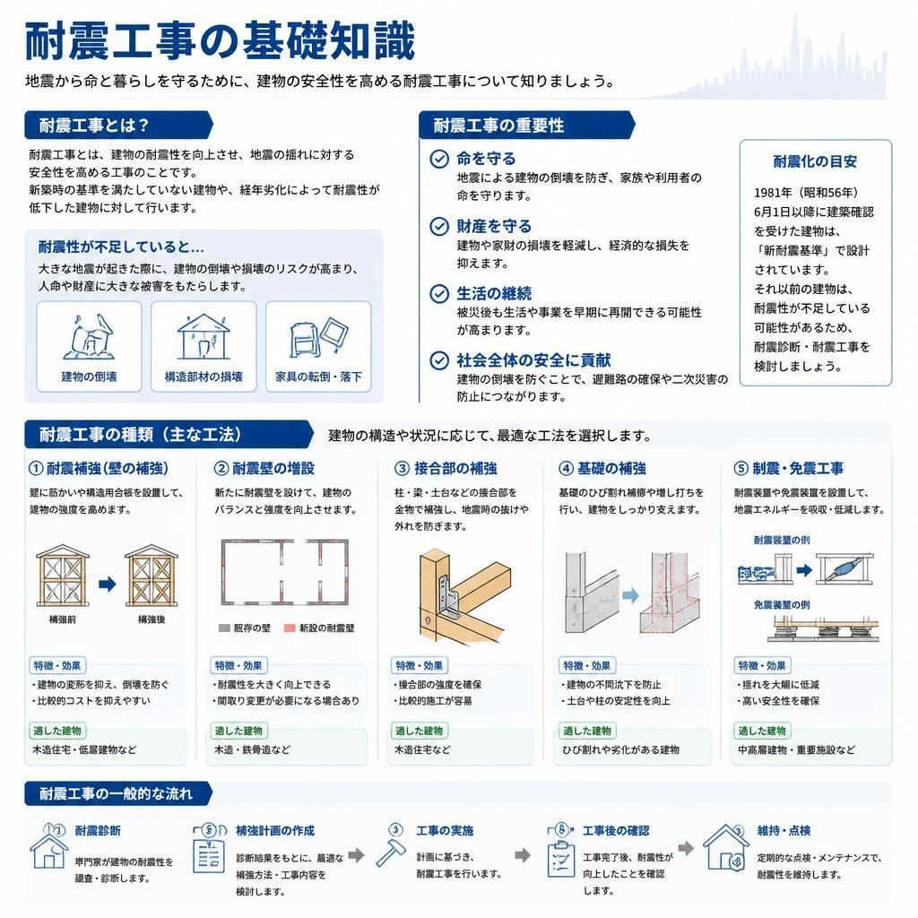 耐震工事とは？
