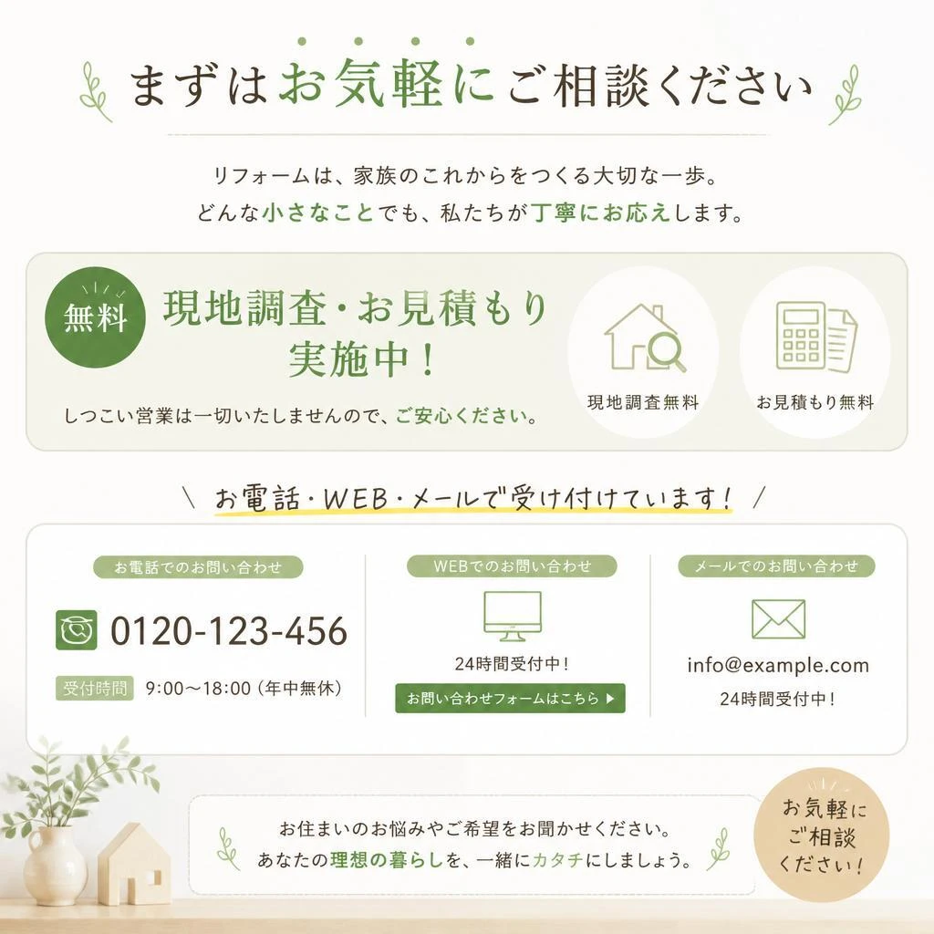 7. お問い合わせ・無料相談