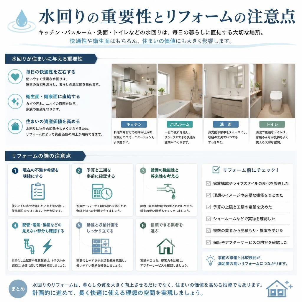 4. 水回りリフォームの秘訣
