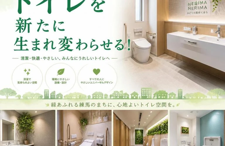 練馬エリアのトイレを新たに生まれ変わらせる！