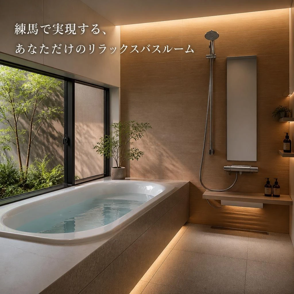 練馬で実現する、あなただけのリラックスバスルーム