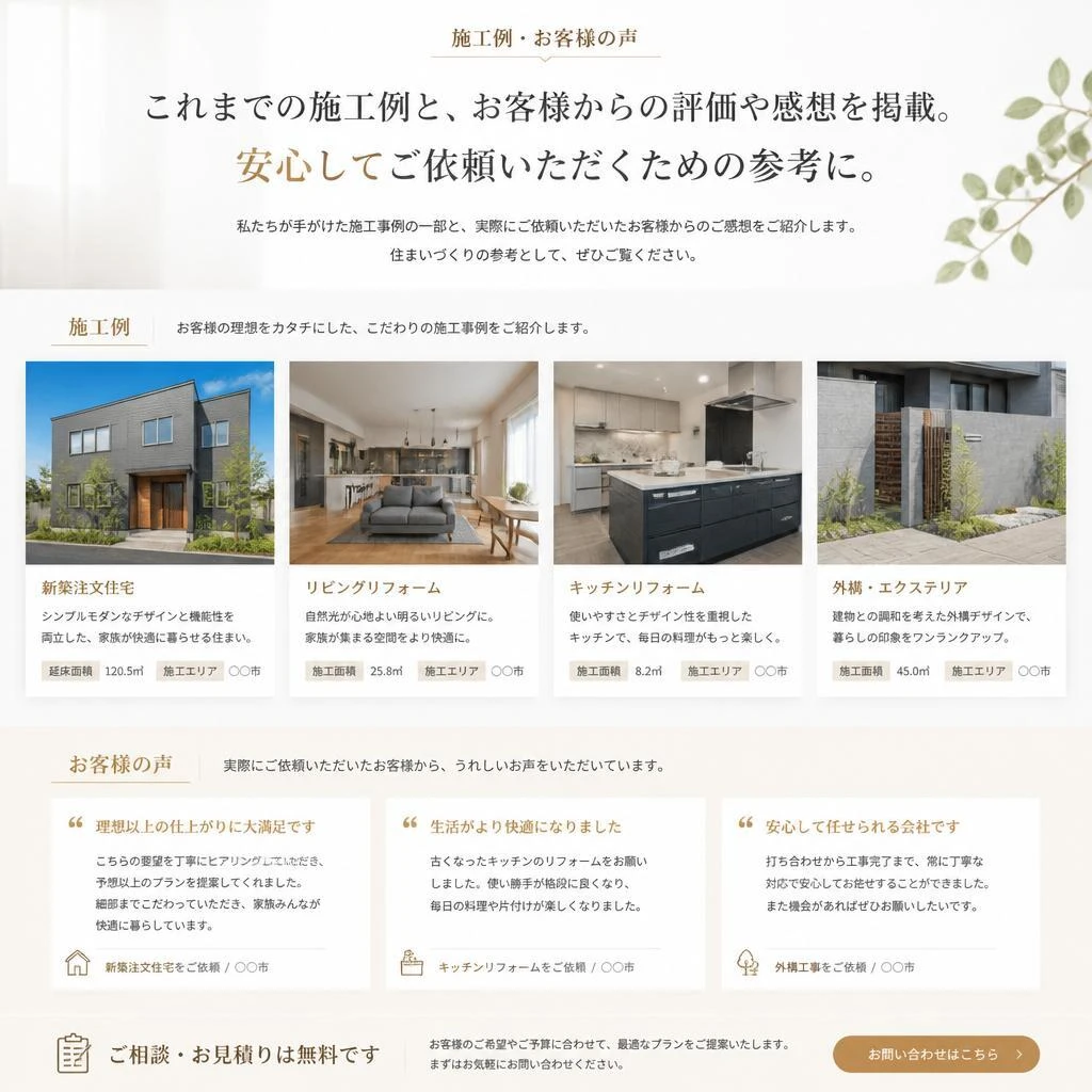 4. 実績とお客様の声