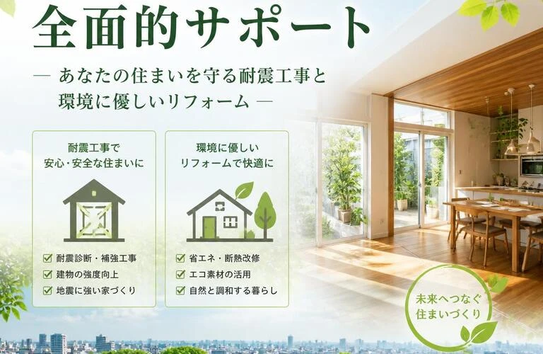 練馬区の未来を支える全面的サポートーあなたの住まいを守る耐震工事と環境に優しいリフォーム