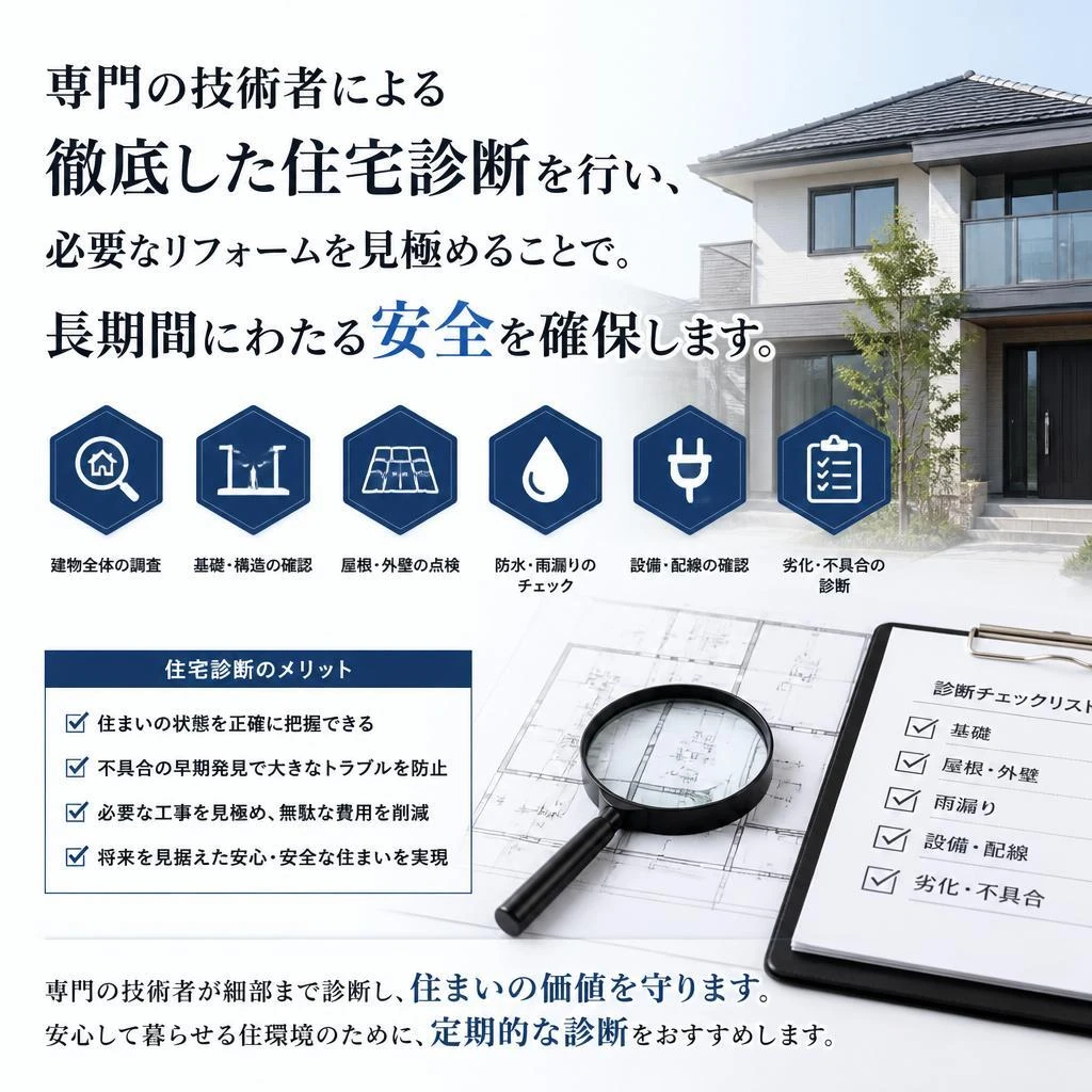 住宅診断で安全を確保